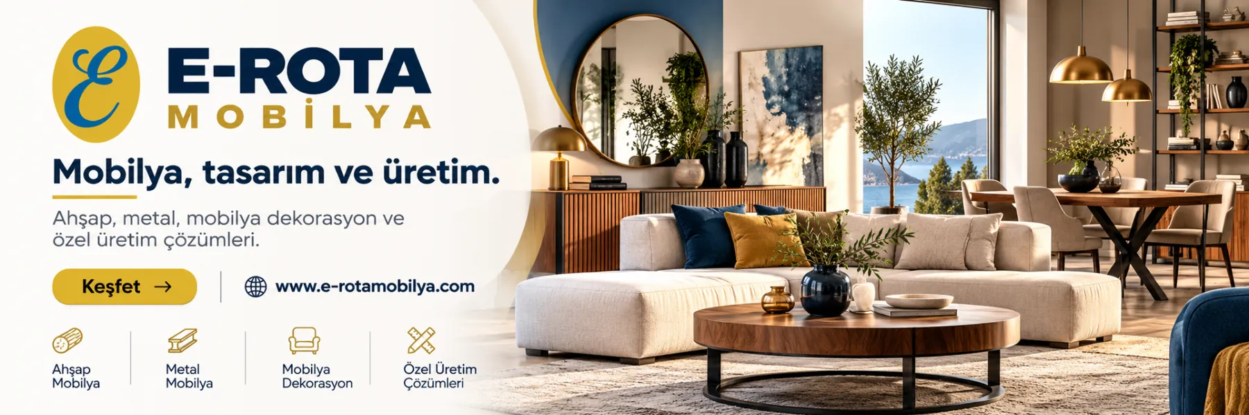 E-ROTA MOBİLYA tanıtım bannerı